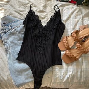 black bodysuit